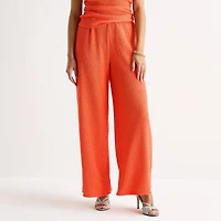 Bold Elements Womens Straight Mid Rise Pull-On Pant