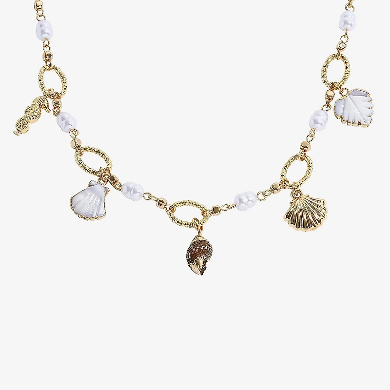 Bijoux Bar Delicates Womens 17 Inch Collar Necklace