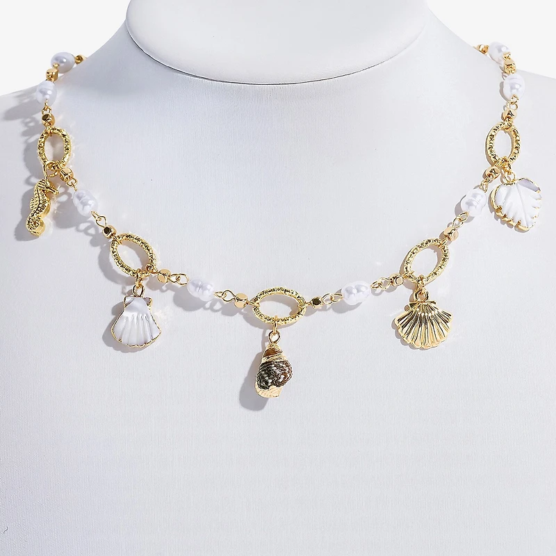 Bijoux Bar Delicates Womens 17 Inch Collar Necklace