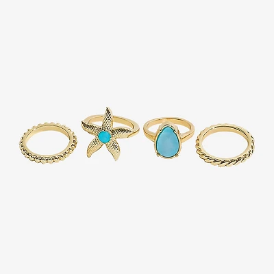 Bijoux Bar Delicates Womens Ring Set