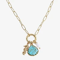 Bijoux Bar Delicates Womens 16 Inch Pendant Necklace