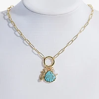 Bijoux Bar Delicates Womens 16 Inch Pendant Necklace