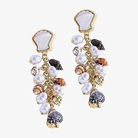 Bijoux Bar Delicates Womens Drop Earrings