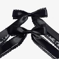 Arizona Black Lace 2-pc. Hair Bow