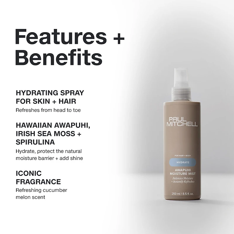 Paul Mitchell Awapuhi Moisture Mist Hair Treatment 8.5 oz.