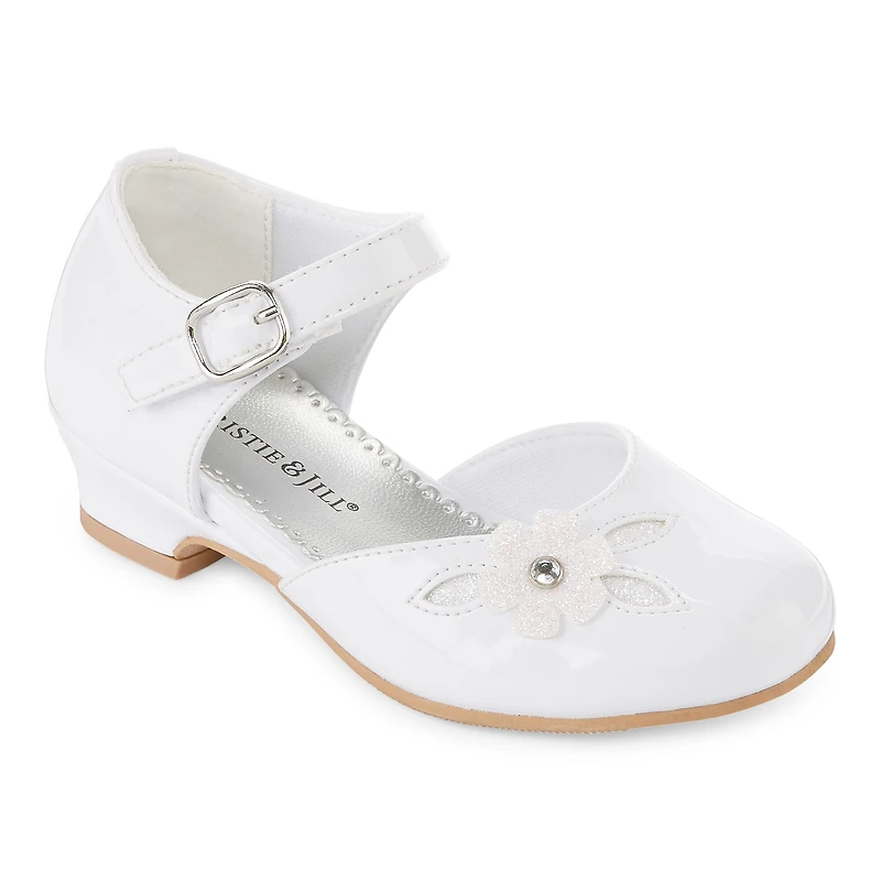 Christie & Jill Lil Heaven Toddler Girls Round Mary Jane Shoes