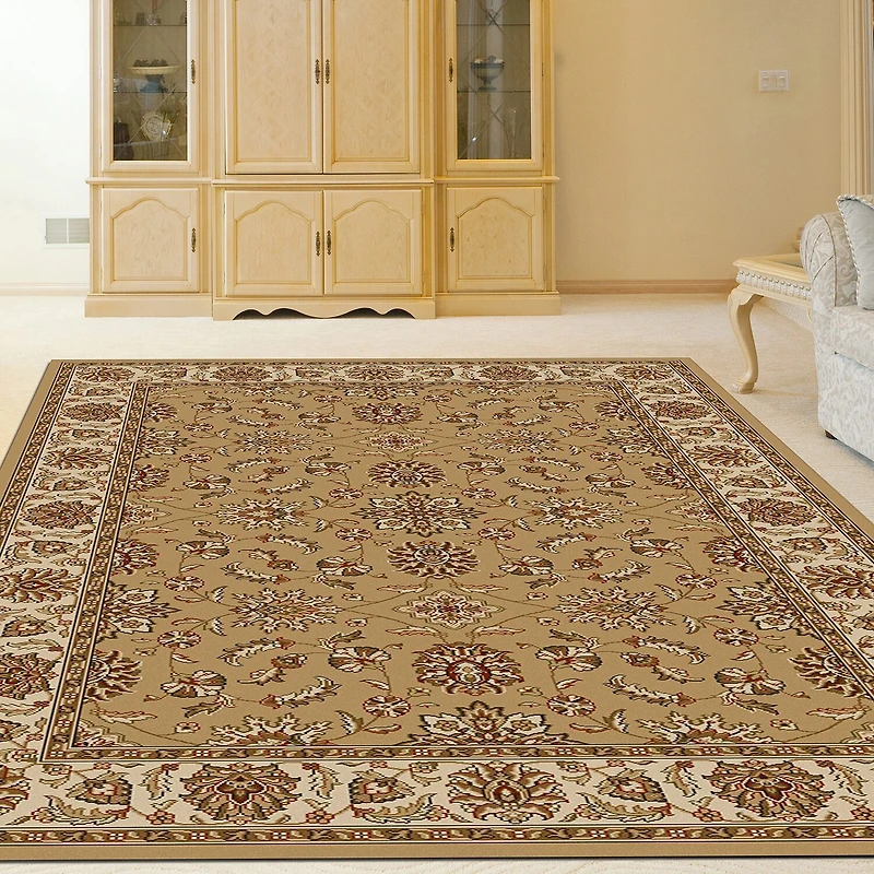 Radici Como Kashan Traditional Oriental Indoor Rectangular Accent Rug