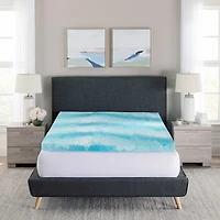 Bodipedic™ Home 3 Inch Gel Swirl Memory Foam Topper