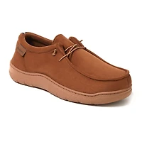 Dearfoams Mens Memory Foam Slip-On Slippers