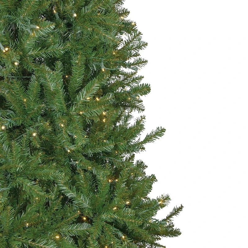 Northlight Rockwood Artificial Clear Led Lights 7 1/2 Foot Pre-Lit Pine Christmas Tree