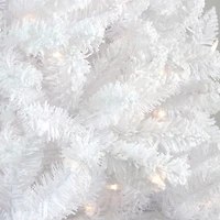 Northlight Medium White Artificial Clear Lights 6 Foot Pre-Lit Pine Christmas Tree