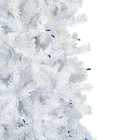 Northlight Woodbury White Pencil Artificial Lights 6 1/2 Foot Pre-Lit Pine Christmas Tree