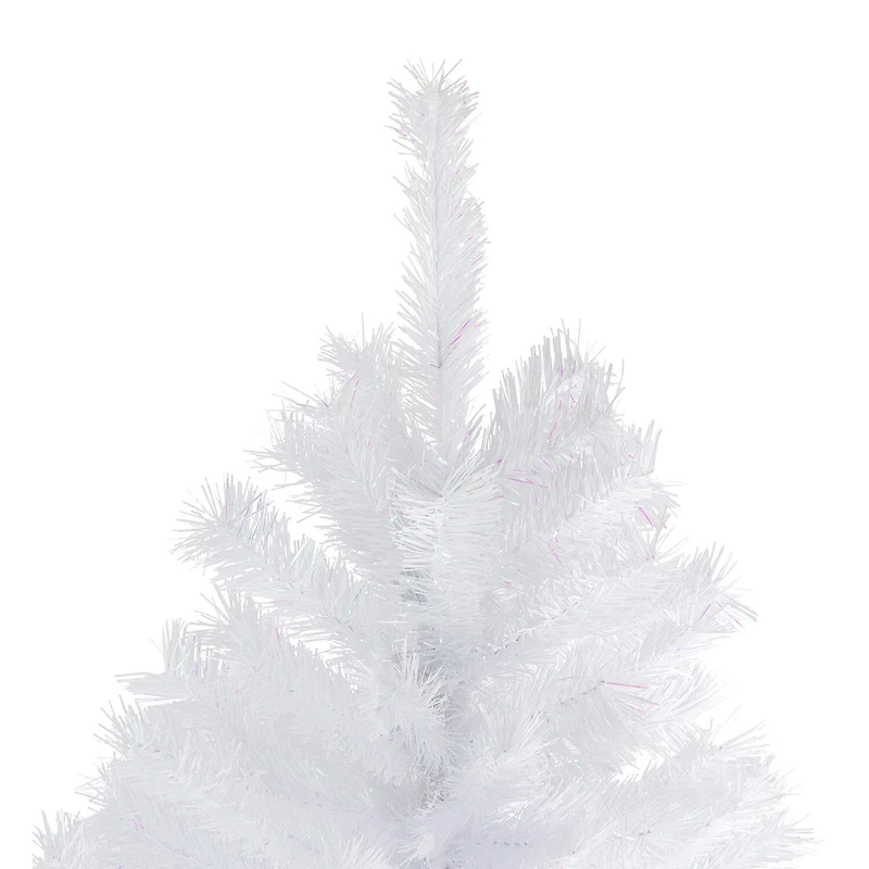 Northlight Full Icy White Spruce Artificial Unlit 7 Foot Christmas Tree