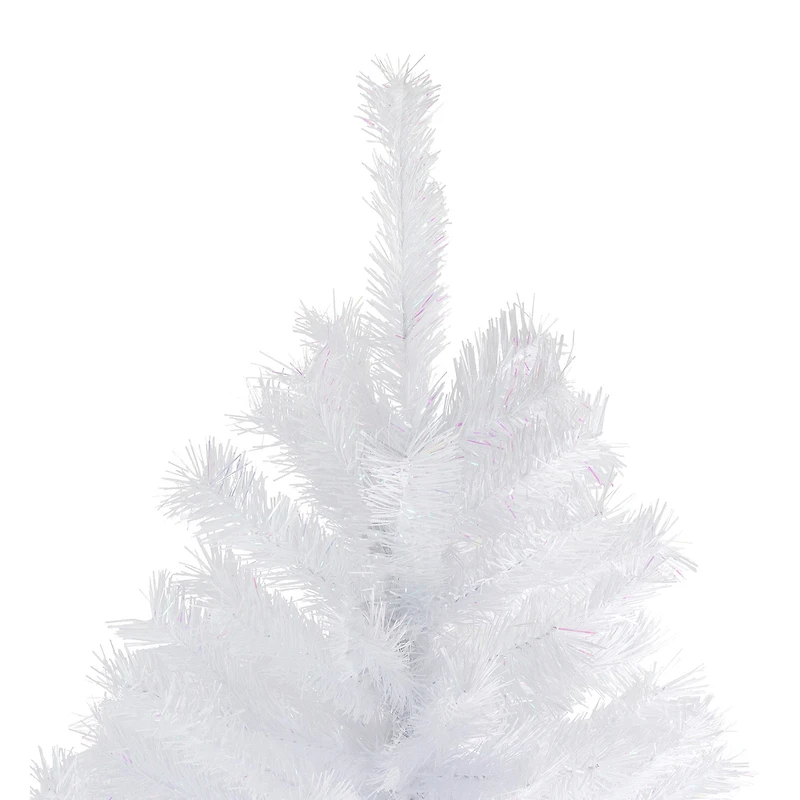 Northlight Icy White Iridescent Spruce Artificial Unlit 6 Foot Christmas Tree