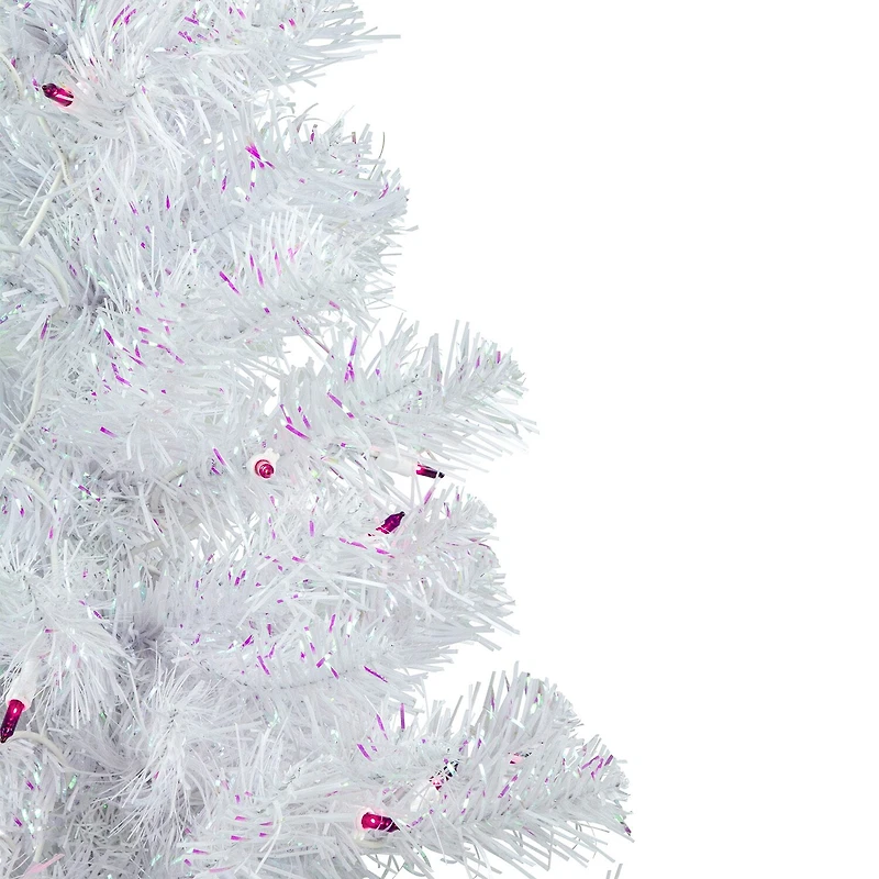 Northlight Rockport White Artificial Lights 3 Foot Pre-Lit Pine Christmas Tree