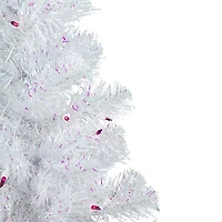 Northlight Rockport White Artificial Lights 3 Foot Pre-Lit Pine Christmas Tree
