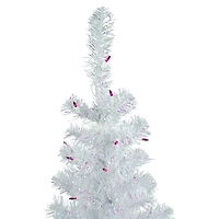 Northlight Rockport White Artificial Lights 3 Foot Pre-Lit Pine Christmas Tree