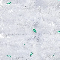 Northlight Woodbury White Slim Artificial  Green Lights 3 Foot Pre-Lit Pine Christmas Tree