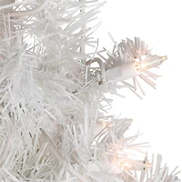 Northlight Slim Tinsel Artificial Clear Lights 2 Foot Pre-Lit Christmas Tree