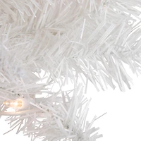 Northlight Slim Tinsel Artificial Clear Lights 2 Foot Pre-Lit Christmas Tree