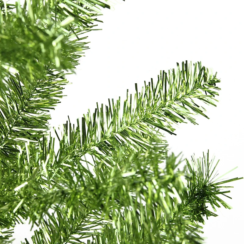Northlight Medium Green Tinsel Twig Artificial Unlit 3 Foot Pine Christmas Tree