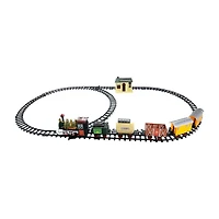 Northlight 18-Piece Lighted And Animated Continental Express Train Set With Sound Christmas Tabletop Decor