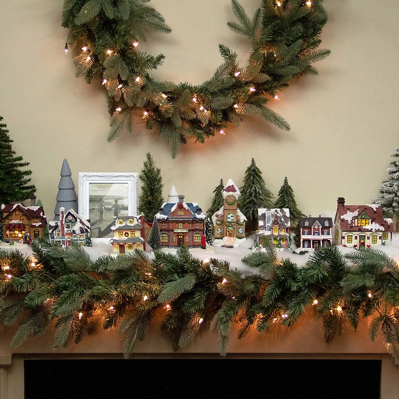 Northlight 5in Red Led Snowy House Decoration Lighted Christmas Village