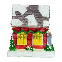 Northlight 5in Red Led  Snowy House Decoration Lighted Christmas Village