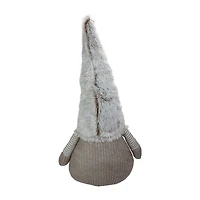 Northlight 23.5in Led Lighted Brown And White Knit  Christmas Christmas Gnome