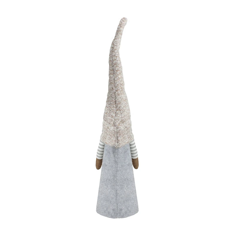 Northlight 21in Gray And Beige Cone Boy Christmas Christmas Gnome
