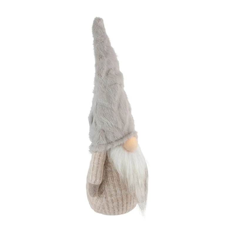 Northlight 10in Lighted Nose And Plush Hat Tabletop Christmas Decoration Christmas Gnome