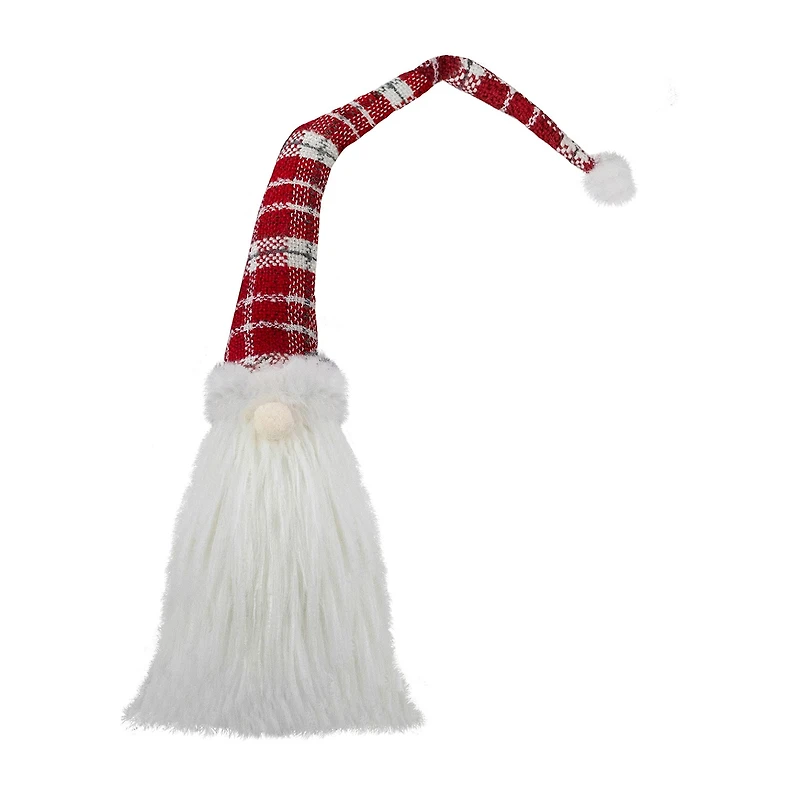 Northlight 29.5-Inch Red And White Tabletop Santa Claus Sitting Christmas Decoration Christmas Gnome