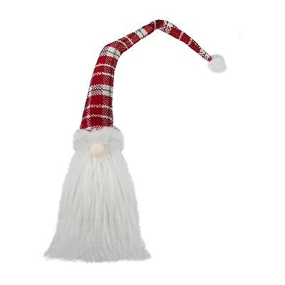 Northlight 29.5-Inch Red And White Tabletop Santa Claus Sitting Christmas Decoration Christmas Gnome