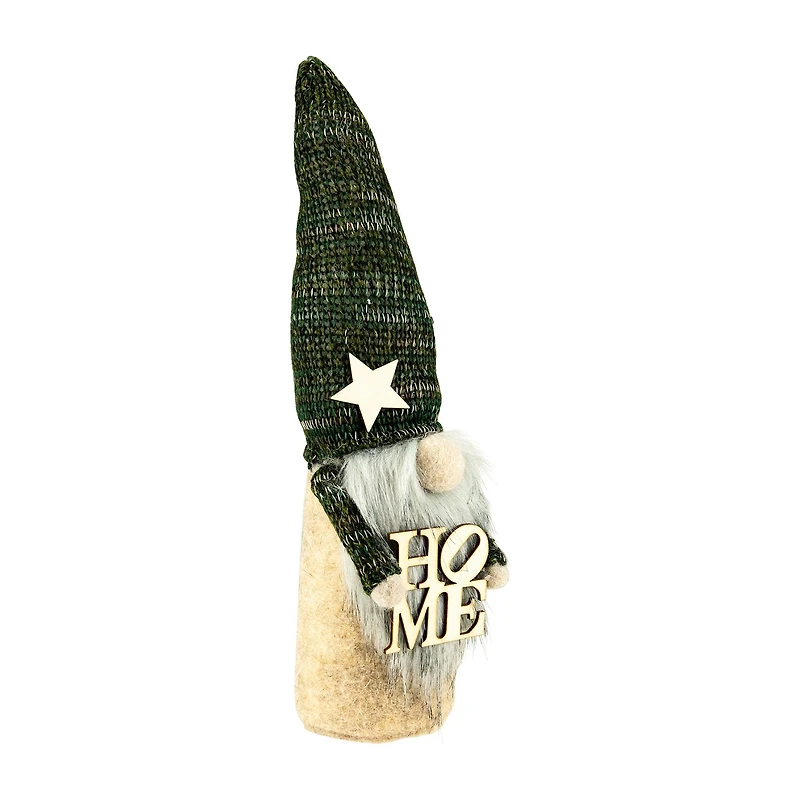Northlight 14in Green Knit Standing Home Christmas Christmas Gnome