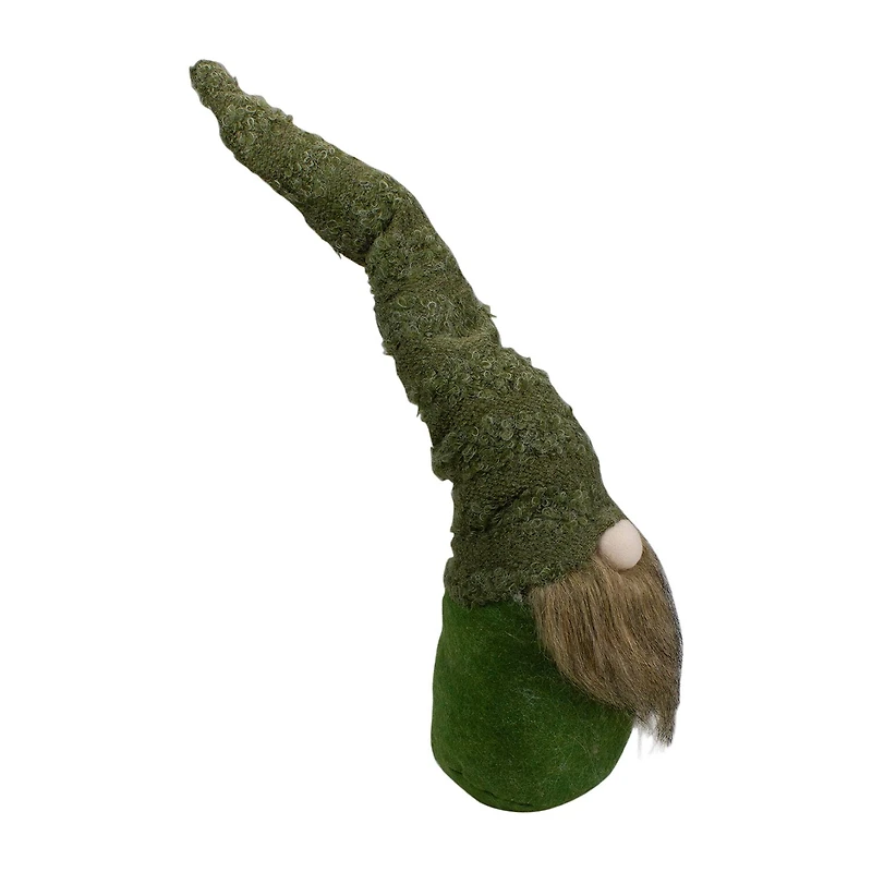 Northlight 21in Green Standing Christmas With Bendable Hat Christmas Gnome