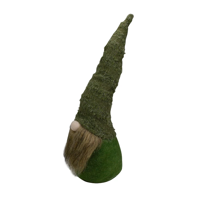 Northlight 21in Green Standing Christmas With Bendable Hat Christmas Gnome