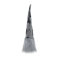 Northlight 16 Gray And Black Lighted Star  With Palm Leaves Christmas Decoration Christmas Gnome