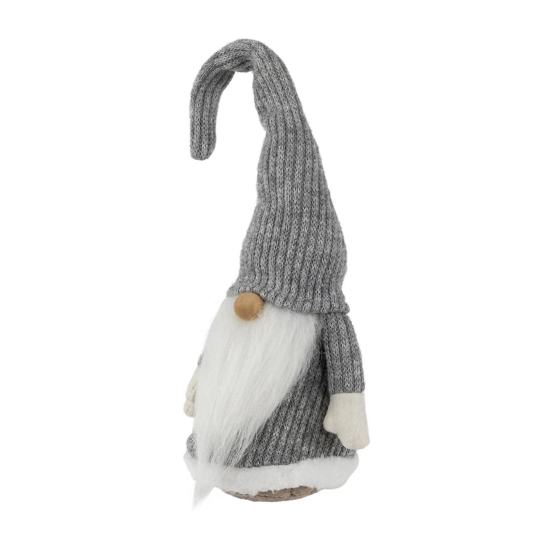 Northlight 14in Gray And White Standing Christmas Tabletop Decoration Christmas Gnome