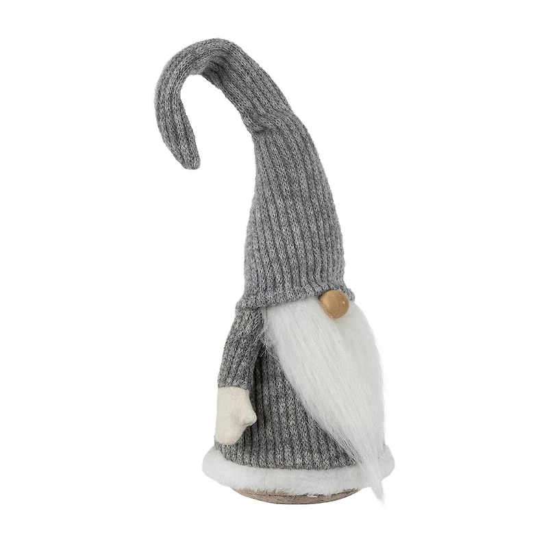 Northlight 14in Gray And White Standing Christmas Tabletop Decoration Christmas Gnome
