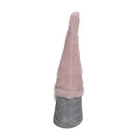 Northlight 11in Pink And Gray Standing  Christmas Decoration Christmas Gnome