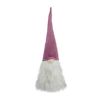 Northlight 17in Mauve Battery Operated Lighted  Christmas Decoration Christmas Gnome