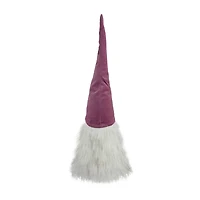 Northlight 17in Mauve Battery Operated Lighted  Christmas Decoration Christmas Gnome