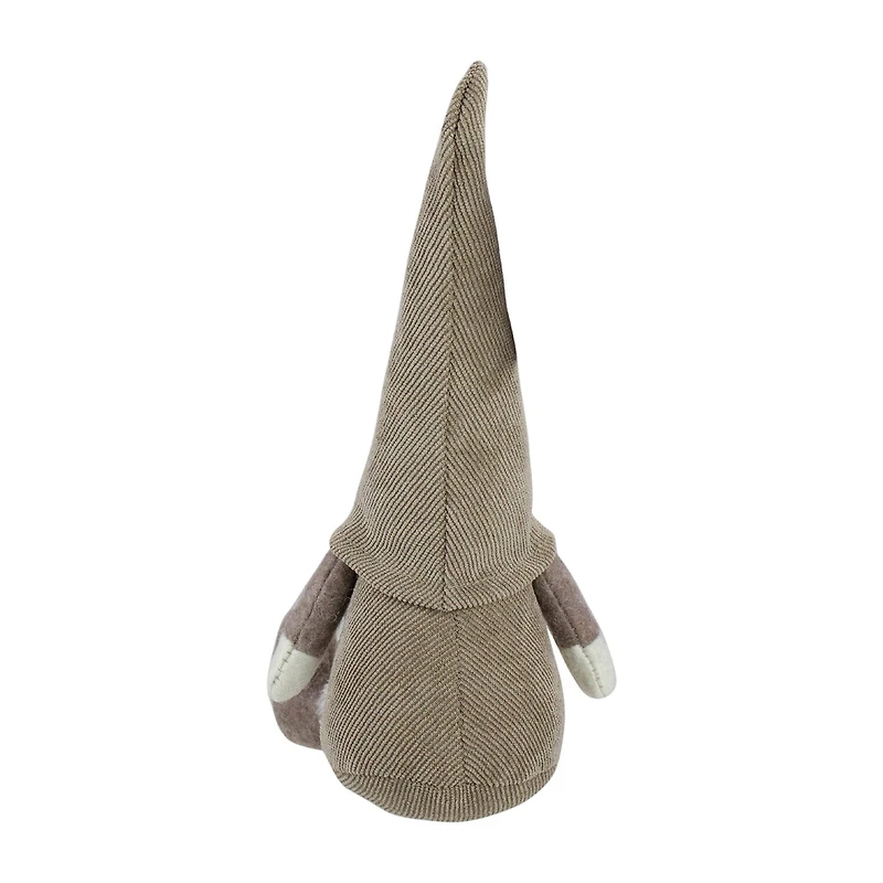 Northlight 10in Brown And White Sitting  Christmas Tabletop Decoration Christmas Gnome