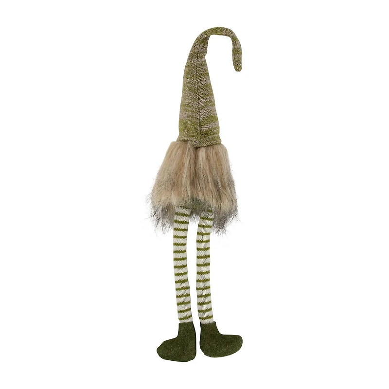 Northlight 26in Green And Beige Sitting Christmas Christmas Gnome