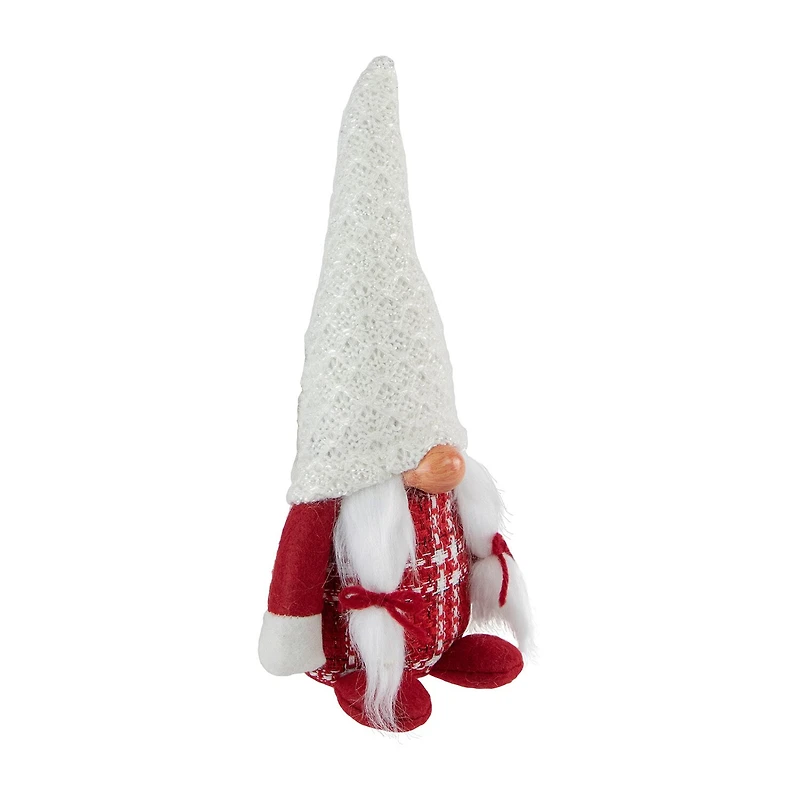 Northlight 10in Red And White Nordic Girl  Christmas Decoration Christmas Gnome