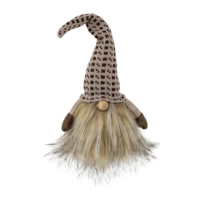 Northlight 12.5in Beige And Brown Sitting  Christmas Christmas Gnome