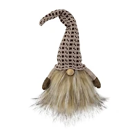 Northlight 12.5in Beige And Brown Sitting  Christmas Christmas Gnome