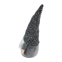 Northlight 12in Gray And White Standing  Tabletop Christmas Decoration Christmas Gnome