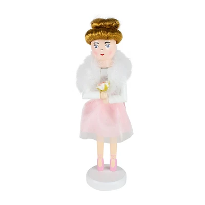 Northlight 14in Pink Wooden  Ballerina Christmas Nutcracker