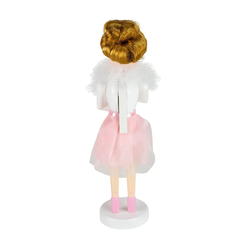 Northlight 14in Pink Wooden Ballerina Christmas Nutcracker